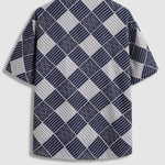 Men's Vintage Cotton Linen Cardigan Kimono Short Sleeve Shirt
