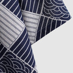 Men's Vintage Cotton Linen Cardigan Kimono Short Sleeve Shirt