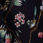 Men's Retro Textured Floral Print Casual Short Sleeve Shirt