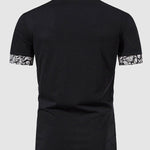 Men's Paisley Color Block Business Casual POLO