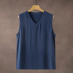 Loose Linen Sleeveless Vest