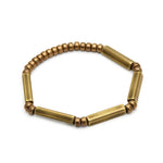 Buddha Stones Tibetan Simple Design Copper Wealth Luck Bracelet