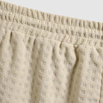 Men's terry cloth plaid casual shorts