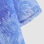 Men's daisy seersucker casual short-sleeved shirt