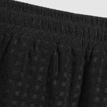 Men's terry cloth plaid casual shorts