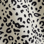 Men's leopard print corduroy short sleeve polo