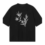 Embroidered Buttoned Casual Loose T-shirt