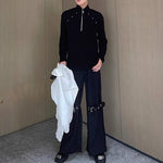 Turtleneck Zippered Bottoming Shirt