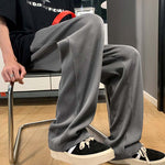 Summer Folds Texture Drape Casual Trousers