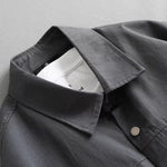 Casual Retro Solid Color Loose T-shirt