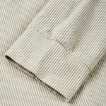 Men's retro corduroy patchwork casual stand collar sweatshirt