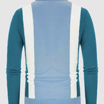 Men's vertical striped color-blocked business casual sweater