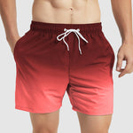 Men's  Ombre Color Vacation Board Shorts