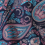 Men's Vintage Paisley Print Short Sleeve Shirt Shorts Set