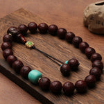 Buddha Stones Tibetan Bodhi Seed Agate Bead Luck Wealth Tassel Charm Wrist Mala (Extra 30% Off | USE CODE: FS30)
