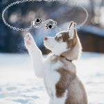 Infinite Symbol Pendant Pet Paw Bracelet with Zirconia