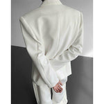 Embroidered 3D Floral Casual Blazer