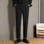 Slim-Fit  Fluid Straight-Leg Suit Trousers