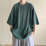 Summer Simple Solid Color Cotton T-shirt