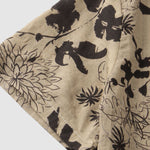 Men's LINEN TYPE CLOTH Retro Print Casual Short Sleeve Shirt