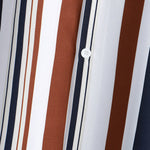 Men's Colorful Striped Print Casual Short Sleeve Shirt