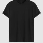 Men's solid color basic casual round neck short-sleeved T-shirt