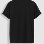 Men's Space Astronaut Print Casual Round Neck Short Sleeve T-Shirt