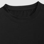 Men's solid color basic casual round neck short-sleeved T-shirt