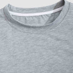 Men's solid color basic casual round neck short-sleeved T-shirt