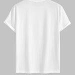 Men's solid color basic casual round neck short-sleeved T-shirt
