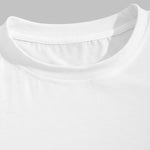 Men's solid color basic casual round neck short-sleeved T-shirt