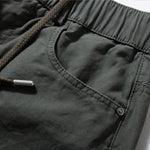Casual Wide-Leg Cotton Workwear Trousers