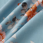 Men's Hawaiian Floral Patchwork Short Sleeve Shirt
