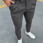 Men's double pocket casual business pants