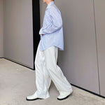 Statement Drawstring Lapel Long Sleeve Shirt