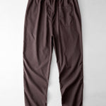 Waffle Stripe Johnny Collar Polo & Straight Leg Linen Pants