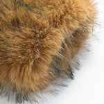 Faux Fur Shawl Collar Overcoat