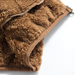 Geometric Jacquard Teddy Jacket