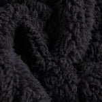 Striped Teddy Fleece Jogger Pants