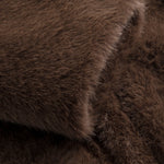 Faux Fur Notch Lapel Coat