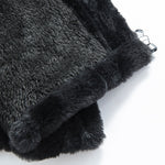 Faux Fur Zip-Up Stand Collar Vest