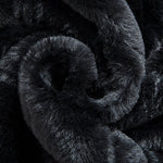 Faux Fur Zip-Up Stand Collar Vest