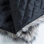 Faux Fur Shawl Collar Overcoat