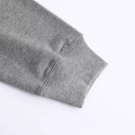 320G Solid Color Crew Neck Long Sleeve T-Shirt