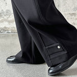 Loose Sickle High Waist Casual Trousers