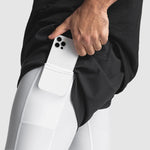 Men's Breathable Fake Two-Piece Trunks Sports Fitness Quick-Drying Casual Elastic  Pants