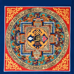 Buddha Stones Tibetan Handmade Thangka Painting Blessing Thangka Blind Box Random Color Pattern
