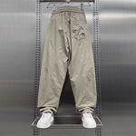 Loose-fitting Breathable Mesh Scimitar Casual Pants