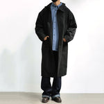 Japanese Retro Hooded Over-the-knee Coat