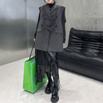 Sleeveless Loose Suit Vest Jacket